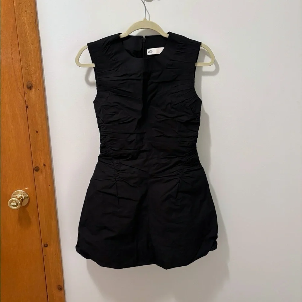 Tory Burch Ruched Silk Cotton Dress
